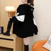 Tejido compuesto de algodón chino/cuello totalmente cosidoSudadera con capucha y cremallera de bloques de color para otoño e invierno Chaqueta de béisbol para mujer