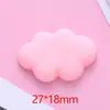 Accesorios de Resina Pegamento Blanco Funda para Teléfono Móvil Nube Accesorios DIY Nube Ángel DIY Imán para Refrigerador Accesorios de Nube Blanca