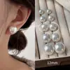 Presilhas de Orelha de Pérola Falsa de Alto Padrão Estilo Francês para Mulheres Sem Orelhas Furadas, Argolas de Orelha com Design Exclusivo, Joias de Orelha de Luxo Leve para Atacado