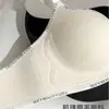 Sujetador Pequeño Engrosado de 5 cm para Mujeres con Pechos Pequeños, Realzando la Apariencia, Sin Costuras, Soporte Suave, Anti-Caída, Sujetador de Recogida Lateral