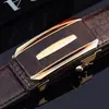 Cinturón de Cuero Genuino Kaili Selection para Hombre con Patrón de Cocodrilo Hebilla Automática sin Dientes Cinturón Versátil de Negocios Casual de Alta Gama para Pantalones