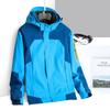 Chaqueta deportiva para exteriores, marca de moda para hombre, traje de dos piezas desmontable tres en uno, traje de montañismo grueso a prueba de viento para otoño e invierno para mujer