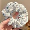 Versión Coreana Lindo Crema Dulce Niña Liga para el Cabello, Scrunchie de Lazo Estilo Mori, Cuerda para el Cabello de Cola de Caballo Sobredimensionada de Alta Gama