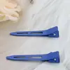 5,5CM clipe de cabelo sem costura cor de doce clipe de cabelo feminino menina diy clipe fofo clipe de metal geométrico ponta de clipe