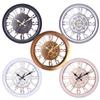 Reloj de pared retro europeo para el hogar reloj redondo de 11 pulgadas reloj de sala de estar reloj de pared creativo reloj de cuarzo venta al por mayor personalizado