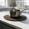 Nuevo tapete de silicona aislante del calor, tapete para comedor doméstico, tapete antideslizante para cazuelas, tapete antiquemaduras para ollas, tapete para tazones, tapete para mesa de comedor resistente a altas temperaturas
