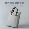 Jerry 5228 bolsa simple vertical de oficina con cremallera maletín bolsa de lona para documentos bolso de mano A4 bolsa de almacenamiento para conferencias