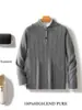 Tejido de punto 100% lana con solapa retorcida para hombre en Otoño e Invierno Diseño Retro Tejido de punto trenzado estéreo para hombre Chaqueta engrosada