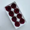 Flores Preservadas, Rosas Multicores, Flores Preservadas Artesanais, Materiais Florais Decorativos Criativos, Cabeças de Rosa Grau B, Freud