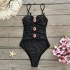 Bralette de Color Sólido Traje de Baño de una Pieza para Mujer 2026 Nuevo Estilo Falda Corta Ajustada al Cuerpo Conjunto de Dos Piezas Comercio Transfronterizo con Pedrería Traje de Baño