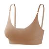 Sujetador Inalámbrico para Mujer, Sujetador Deportivo Talla Grande, Hermosa Espalda Push-Up Estilo Camisola Sujetador de Yoga Sin Costuras para Mujer