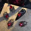 Nuevos Accesorios de Arte para Uñas de Araña con Incrustaciones de Diamantes para Halloween, Diamantes Metálicos de Colores Tridimensionales Estilo Oscuro, Diamantes Decorativos Portátiles para Uñas Venta al por Mayor