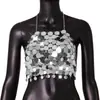 AYJ2026 Ropa Interior de Verano Amazon Nueva Ajustada Sin Espalda Europea y Americana Lentejuelas Sexy Camisola Y20471