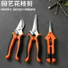 Tesoura de Galhos de Aço Inoxidável, Tesoura de Poda, Tesoura de Jardinagem Doméstica, Ferramentas de Poda para Pomares e Flores, Ferramentas para Colheita de Frutas, Ferramentas de Jardim