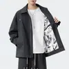 Chaqueta de Estilo Nuevo Transfronteriza para Hombre, Lujo Ligero de Gama Alta con Solapa, Chaqueta Casual Holgada de Talla Grande para Hombre