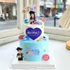 Decoraciones para Pastel de Temporada de Graduación: ¡Nos Graduamos! Surca el Viento y las Olas, el Futuro es Prometedor. Adornos para Gorro de Doctorado Niño y Niña