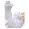 Roupas para Pet Cachorro Manga Bufante Camiseta Básica Marzis York Verão Corpo Pequeno Saia de Gaze Quente Saia Básica com Strass