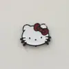 Nuevo Parche de Plástico Gato Kt Lazo Pasador Ovalado Accesorios para el Cabello Accesorios para Joyería DIY Zapatos con Agujeros Flor para Zapatos Set