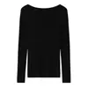 Outono/Inverno 2026 Novo Estilo Minimalista Ombro Único Lã Fina 100% Lã Merino Camada de Base Top Feminino Slim Fit Fino Mostra Fino Top