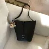 Diseño Minimalista de Color Sólido de Nicho Bolso Cubo de Gran Capacidad Bolso de Mano Dulce Elegante de Gama Alta Bolso de Moda para Madre e Hija