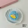 Chaveiro Bola de Pelo com Boca de Salsicha Engraçada de Desenho Animado Divertido para Casal Namorada Pingente de Mochila de Estudante Fofo