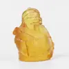 Figura de Tres Estrellas de la Fortuna, Prosperidad y Longevidad Glaseada Estilo Antiguo, Artesanía de Cristal, Adorno de Escritorio para Dios de la Riqueza para Atraer Riqueza