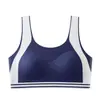 Ropa interior para niñas en etapa de desarrollo temprano, Sujetadores para estudiantes de secundaria, Chaleco deportivo sin costuras con copa fija Anti-Shock, Top tubular sin costuras