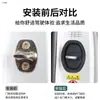Almohadilla Protectora para Cerradura de Puerta de Coche, Absorción de Impactos y Reducción de Ruido, Cubierta Protectora para Cerradura de Puerta de Coche, Funda de Goma Universal para Hebilla de Cerradura de Puerta de Coche para Algunos Modelos