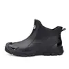 Nuevas Botas de Lluvia para Hombre 2024 Suela Gruesa Antideslizantes Impermeables Botas de Lluvia Cortas Tendencia de Moda Ropa Exterior Resistentes al Desgaste Zapatos de Goma Cocina