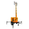 Generador Diésel Móvil Operado a Mano Ajustable Faro Hmf968L 5kW Construcción Emergencia Iluminación de Carretera
