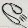 Cuerda para Colgante de Escama de Dragón para el Festival del Bote del Dragón Cuerda de Collar Trenzada Hecha a Mano Estilo Grueso Simple Cuerda para Colgar en el Cuello Cuerda Trenzada