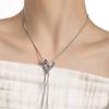 Luz de Luxo Nicho All-match Love Tassel Pull-out Cadeia de Lã Elegante Estilo Frio Moda Colar Personalizado