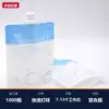 Bolsa Transparente Espessa à Prova de Vazamento com Bico Stand-up Portátil Recarregável para Embalagem de Líquido para Gel de Banho