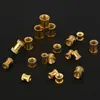 Porca de cobre para injeção M3-M16 com furo passante porca de cobre inserto de cobre porca flor de cobre porca de cobre recartilhada atacado