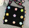 Bolso Trenzado Ins Trendy Estilo Coreano para Mujer 2026 Nueva Moda Casual Simple Bolso Tote Tejido Versátil Bolso de Hombro