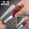 Removedor de Caroço de Tâmara Vermelha, Ferramenta Doméstica para Remover Caroço de Tâmara, Removedor Multifuncional de Sementes de Frutas, Removedor de Caroço de Espinheiro
