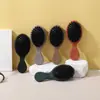 Peine de Masaje con Airbag de Cerdas de Jabalí para Salón de Belleza y Uso en Casa para Mujeres, Peine de Estilismo para Parte Alta de la Cabeza Esponjosa