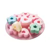 9 incluso amor molde para donas molde para pastel amor estrella de cinco puntas horneado gelatina gelatina blanca molde de silicona para yeso