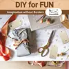 24 piezas de etiquetas de madera sin terminar, colgantes DIY hechos a mano, de madera en blanco, para regalo, marcapáginas, etiqueta de viruta de madera