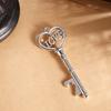 Llave de aleación estilo europeo Colgante de joyería Llave de diseño hueco retro Accesorios para llaves Moda alto sentido Llave de corona