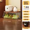 Prateleira de armazenamento para cozinha, carrinho pequeno, autoportante, multicamadas, móvel, multifuncional, para armazenar frutas e vegetais, e como prateleira de armazenamento geral