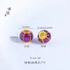 Cor forte que não desbota areia dourada acessórios diy esmalte contas pequenas contas de lanterna contas de abóbora contas de barril pequeno material para pulseira colar