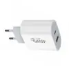 Nuevo Cargador de Nitruro de Galio Pd de 45W Adecuado para Cargador de Teléfono Móvil Ip17 Adaptador Dual Pd Estándar Australiano de 45W