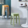 Bancos de Plástico Personalizados para Mesas de Comedor en Casa, Bancos Redondos Apilables, Bancos Sencillos Creativos de Molino de Viento, Estilo Minimalista Moderno