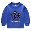 Suéter infantil de color liso para otoño e invierno, transfronterizo, estilo occidental, nuevo abrigo de invierno cálido acolchado de terciopelo para niños grandes