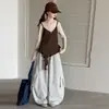 Conjunto de ropa de otoño para niñas: Conjunto de dos piezas para niñas: top tipo camiseta de manga larga con empalme de imitación de dos piezas y pantalones casuales, moderno
