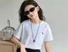 Conjunto de Verano Estilo Preppy para Niñas 2026 Modelo Nuevo, Conjunto de Camiseta Casual de Manga Corta con Bordado de Pony y Falda Plisada para Niños Grandes