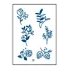 Mancha jugo hierbas tatuaje pegatinas no reflectantes pegatinas tatuaje vegetación pegatinas lindo creativo tatuaje pegatinas personalizado