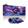 Regalo Creativo para Novio Alfombrilla de Ratón E-Sports Luminosa Colorida RGB con Luz Fresca Alfombrilla de Mesa para Juegos E-Sports