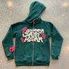 Suéter con capucha y letras estilo hip-hop europeo y americano para otoño e invierno de 2024, abrigo informal holgado con capucha para hombres y mujeres.